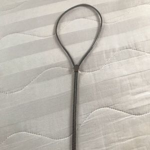 MAC Cosmetics Employee Cert Zipper Necklace